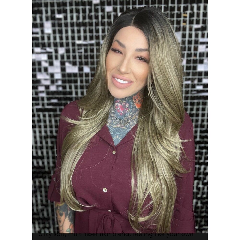 Rebel Gypsy Human hair blend “ Eat the rich” wig fully free-Parting gorgeous